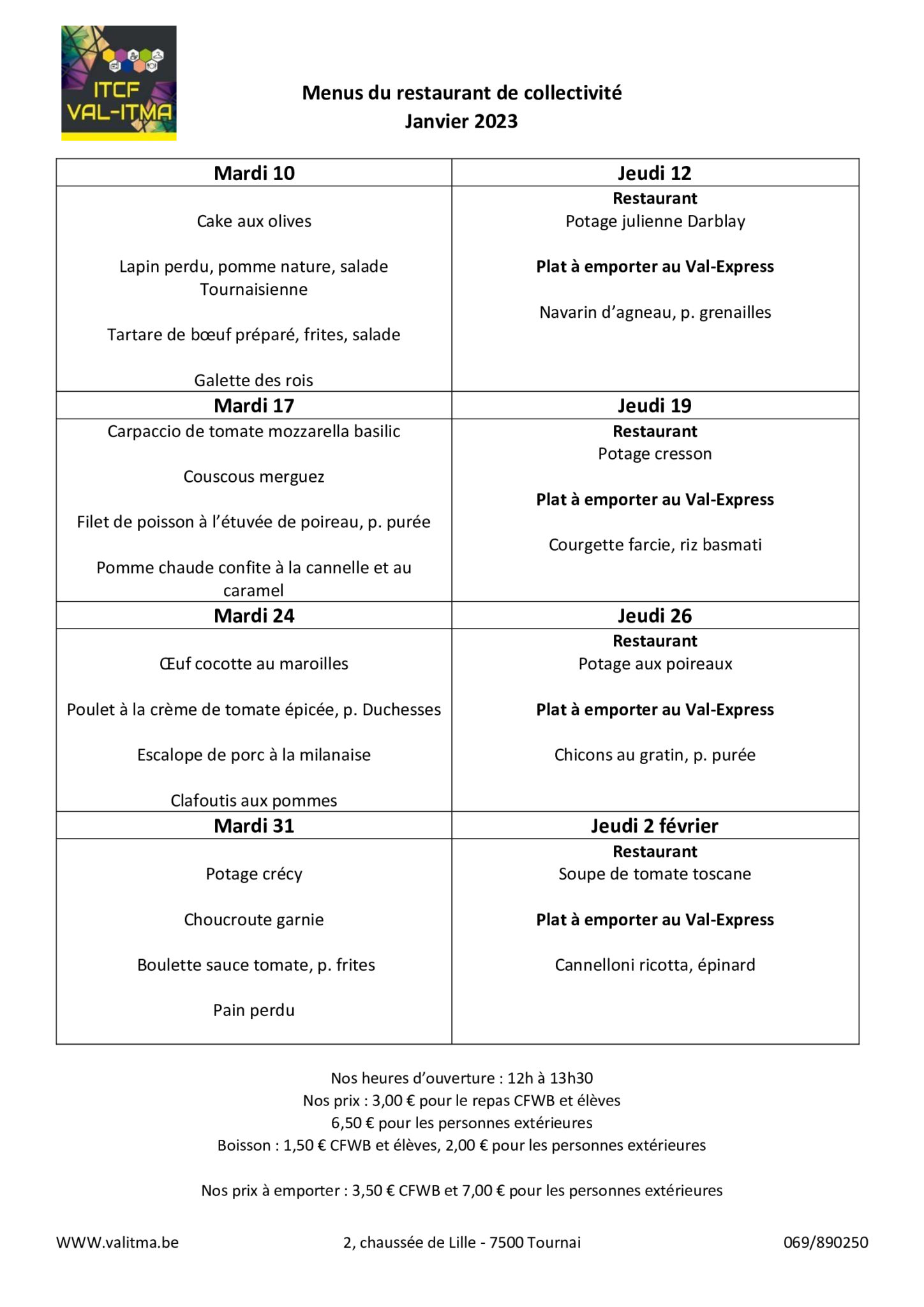 Menus Cuisine De Collectivit Du 10 Janvier 2023 Au 31 Janvier 2023   Menus Collectivite 2023 01 1448x2048 